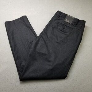 Banana Republic Pants Mens Gray Tapered Soft Virgin Wool Vitale Flannel 120's